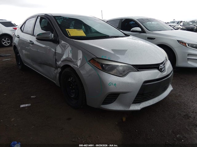 Продаж на аукціоні авто 2016 Toyota Corolla Le, vin: 2T1BURHE5GC620957, номер лоту: 46214091