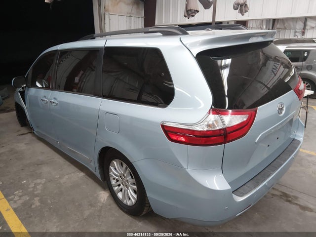 2015 Toyota Sienna Xle Premium 8 Passenger მანქანა იყიდება აუქციონზე, vin: 5TDYK3DC0FS684573, აუქციონის ნომერი: 46214133
