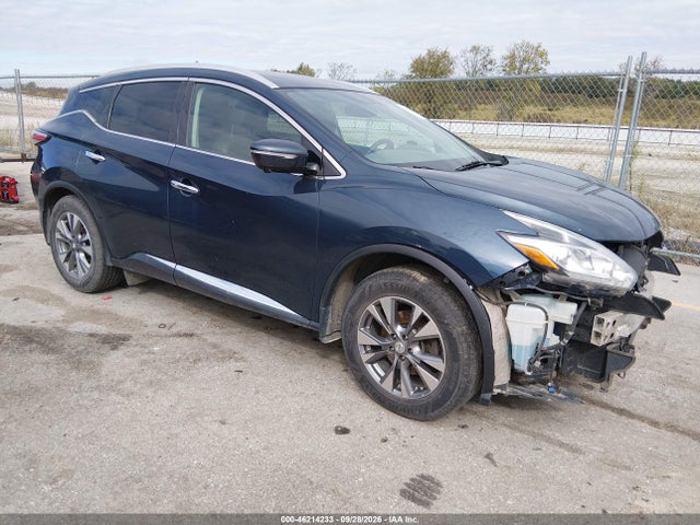46214233 :رقم المزاد ، 5N1AZ2MH3FN237529 vin ، 2015 Nissan Murano Sl مزاد بيع