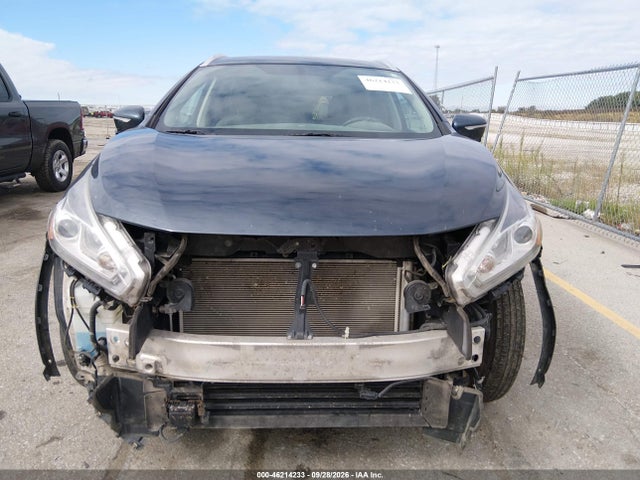 46214233 :رقم المزاد ، 5N1AZ2MH3FN237529 vin ، 2015 Nissan Murano Sl مزاد بيع