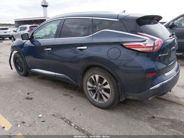 46214233 :رقم المزاد ، 5N1AZ2MH3FN237529 vin ، 2015 Nissan Murano Sl مزاد بيع