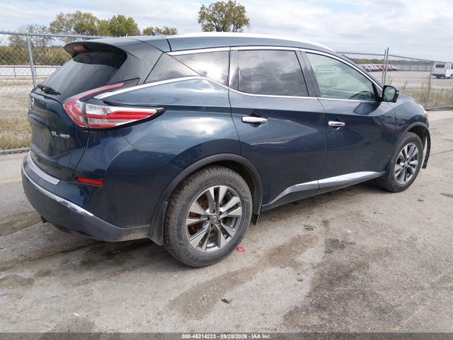 46214233 :رقم المزاد ، 5N1AZ2MH3FN237529 vin ، 2015 Nissan Murano Sl مزاد بيع