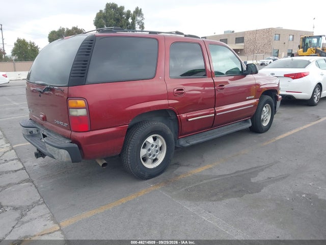 2002 Chevrolet Tahoe Lt მანქანა იყიდება აუქციონზე, vin: 1GNEK13T72R262549, აუქციონის ნომერი: 46214509