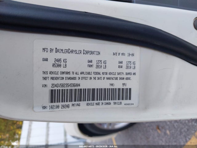 Aukcja sprzedaży 2005 Dodge Magnum Rt, vin: 2D4GV58235H596004, numer aukcji: 46214572