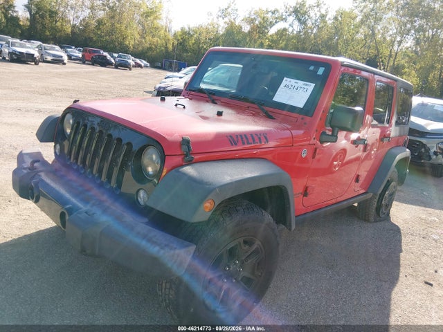 Продажа на аукционе авто 2015 Jeep Wrangler Unlimited Willys Wheeler, vin: 1C4BJWDGXFL634620, номер лота: 46214773