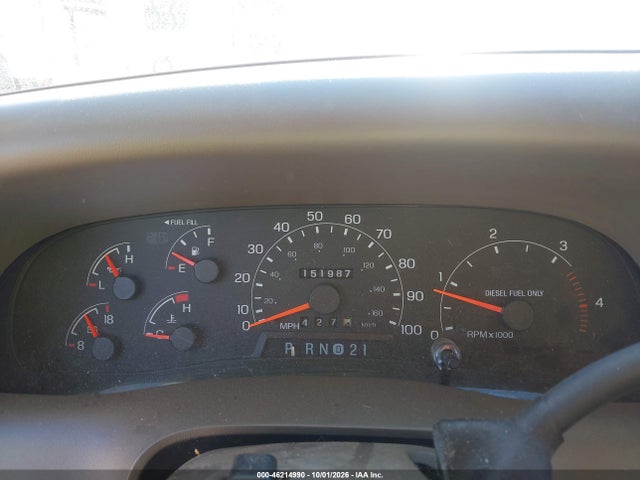 46214990 :رقم المزاد ، 1FTWW33F1YEC15606 vin ، 2000 Ford Super Duty F-350 Drw Lariat/xl/xlt مزاد بيع