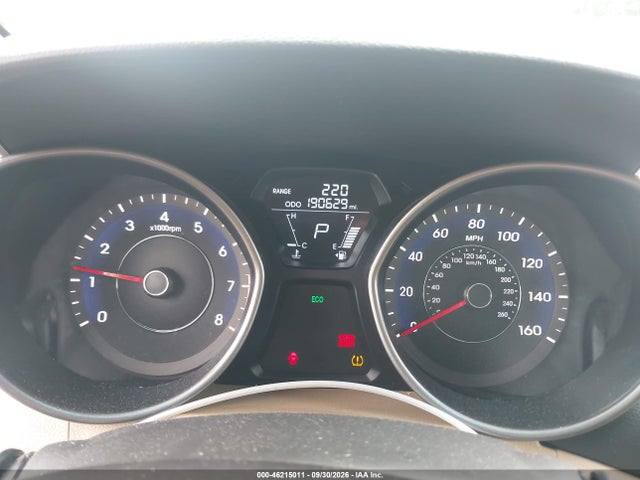 Aukcja sprzedaży 2012 Hyundai Elantra Gls, vin: 5NPDH4AE6CH141755, numer aukcji: 46215011