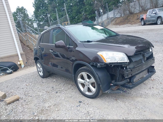 Aukcja sprzedaży 2015 Chevrolet Trax Ltz, vin: KL7CJTSB1FB063922, numer aukcji: 46215099