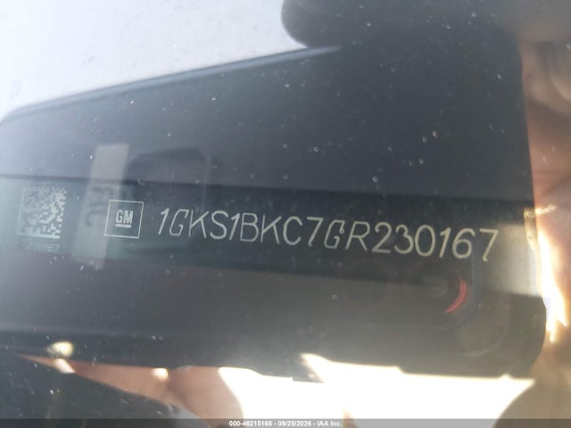 46215168 :رقم المزاد ، 1GKS1BKC7GR230167 vin ، 2016 Gmc Yukon Slt مزاد بيع