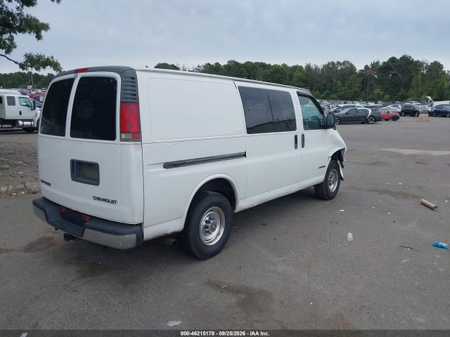 2002 Chevrolet Express მანქანა იყიდება აუქციონზე, vin: 1GCHG35R821191526, აუქციონის ნომერი: 46215178