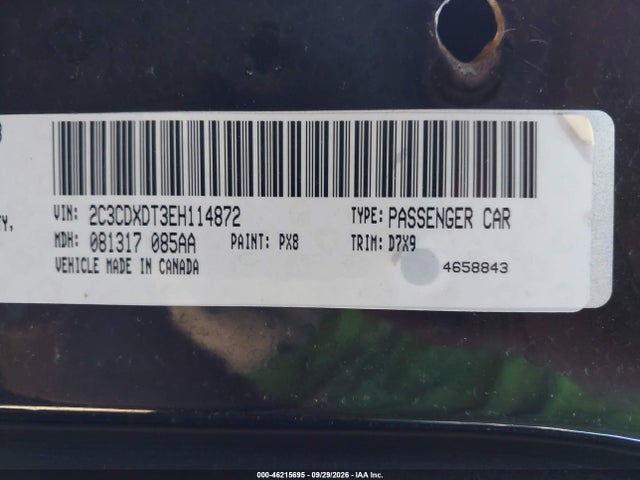 Aukcja sprzedaży 2014 Dodge Charger R/t, vin: 2C3CDXDT3EH114872, numer aukcji: 46215695