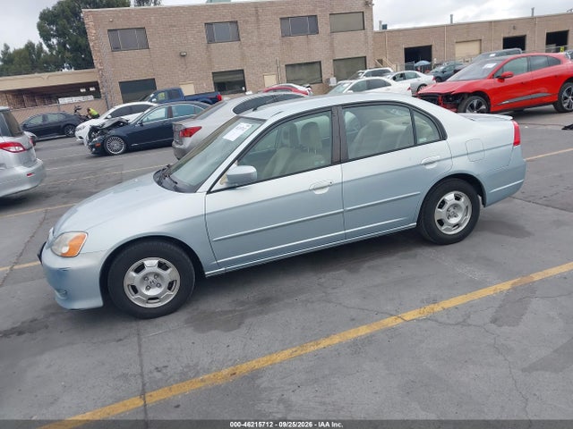 Продаж на аукціоні авто 2003 Honda Civic Hybrid, vin: JHMES95653S011116, номер лоту: 46215712