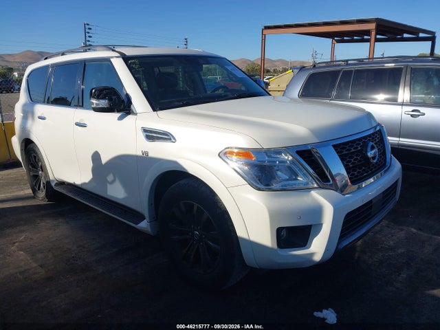 46215777 :رقم المزاد ، JN8AY2NC6K9581082 vin ، 2019 Nissan Armada Platinum مزاد بيع