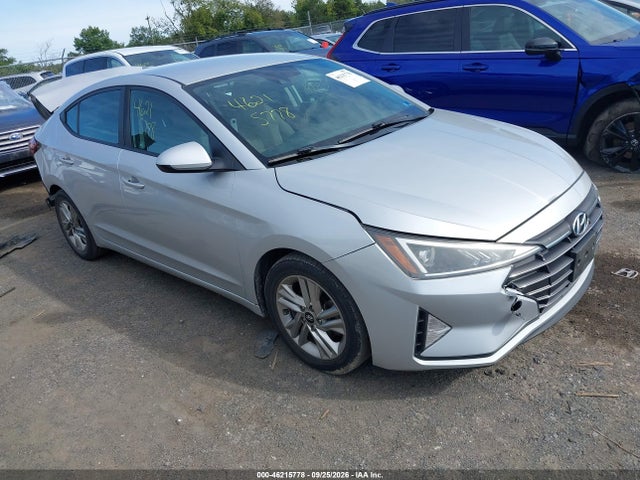 Aukcja sprzedaży 2019 Hyundai Elantra Sel, vin: KMHD84LF6KU877536, numer aukcji: 46215778