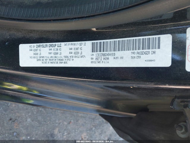 Aukcja sprzedaży 2013 Dodge Avenger Se, vin: 1C3CDZAB6DN540939, numer aukcji: 46215843