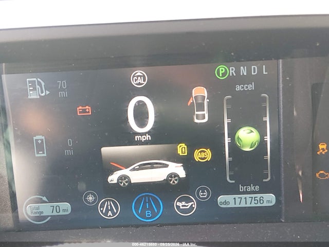 2012 Chevrolet Volt მანქანა იყიდება აუქციონზე, vin: 1G1RB6E40CU110729, აუქციონის ნომერი: 46215880