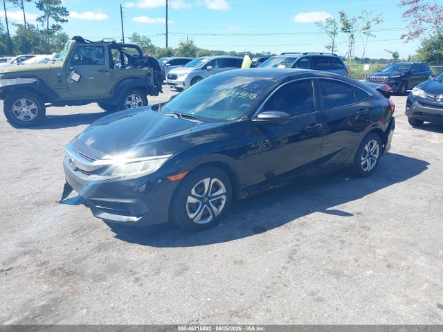 2016 Honda Civic Lx მანქანა იყიდება აუქციონზე, vin: 19XFC2F59GE037078, აუქციონის ნომერი: 46215893