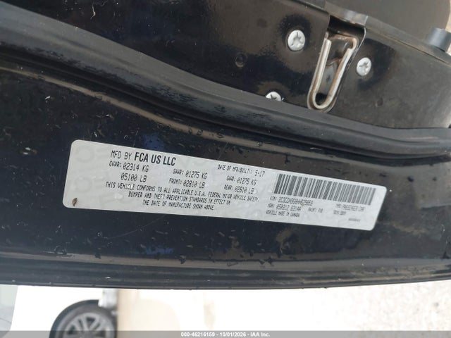 2017 Dodge Charger Se Rwd მანქანა იყიდება აუქციონზე, vin: 2C3CDXBG8HH629859, აუქციონის ნომერი: 46216159