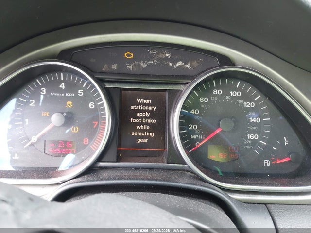 46216206 :رقم المزاد ، WA1BY74L37D059250 vin ، 2007 Audi Q7 3.6 Premium مزاد بيع