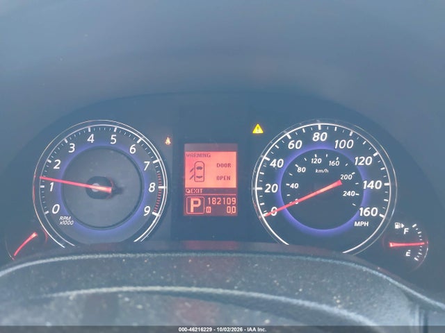 2009 Infiniti G37x მანქანა იყიდება აუქციონზე, vin: JNKCV61F49M052210, აუქციონის ნომერი: 46216229