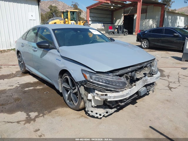 46216344 :رقم المزاد ، 1HGCV3F29NA025622 vin ، 2022 Honda Accord Hybrid Sport مزاد بيع