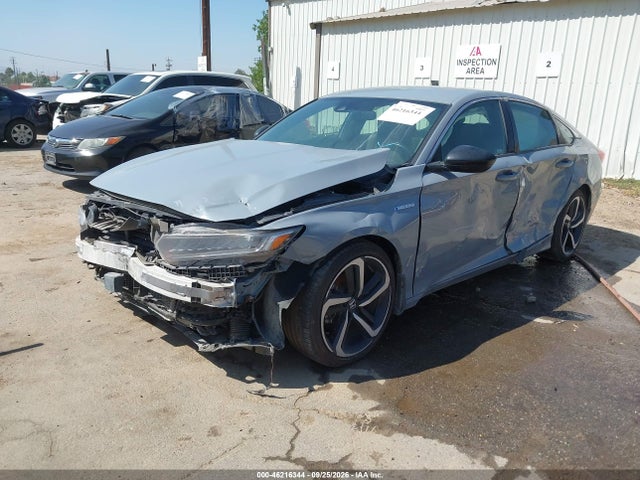 46216344 :رقم المزاد ، 1HGCV3F29NA025622 vin ، 2022 Honda Accord Hybrid Sport مزاد بيع