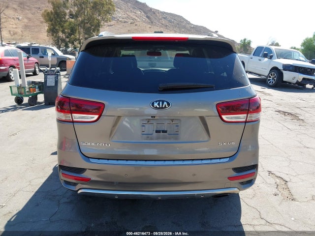 2016 Kia Sorento 3.3l Sx მანქანა იყიდება აუქციონზე, vin: 5XYPK4A59GG116828, აუქციონის ნომერი: 46216473