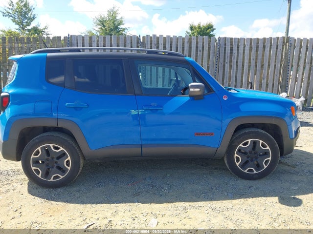2015 Jeep Renegade Trailhawk მანქანა იყიდება აუქციონზე, vin: ZACCJBCT3FPB85014, აუქციონის ნომერი: 46216504