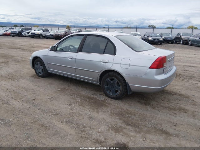 2003 Honda Civic Ex მანქანა იყიდება აუქციონზე, vin: 1HGES268X3L010290, აუქციონის ნომერი: 46216646