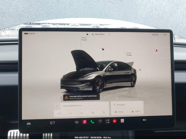 Aukcja sprzedaży 2024 Tesla Model 3 Performance All-wheel Drive, vin: 5YJ3E1ET6RF821562, numer aukcji: 46216707