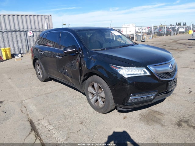Auction sale of the 2014 Acura Mdx 3.5l (a6), vin: 5FRYD4H20EB039926, lot number: 46216829