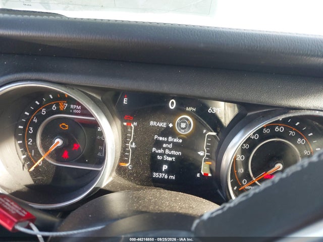 46216850 :رقم المزاد ، 1C6HJTFG6NL124664 vin ، 2022 Jeep Gladiator Overland 4x4 مزاد بيع