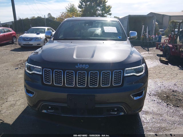 2018 Jeep Grand Cherokee Overland 4x4 მანქანა იყიდება აუქციონზე, vin: 1C4RJFCG1JC267468, აუქციონის ნომერი: 46216892