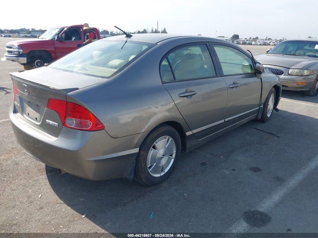 46216907 :رقم المزاد ، JHMFA362X6S005266 vin ، 2006 Honda Civic Hybrid مزاد بيع