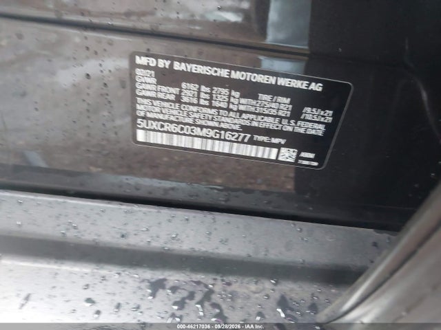 BMW X5 Xdrive40i 2021 5UXCR6C03M9G16277 Image 9