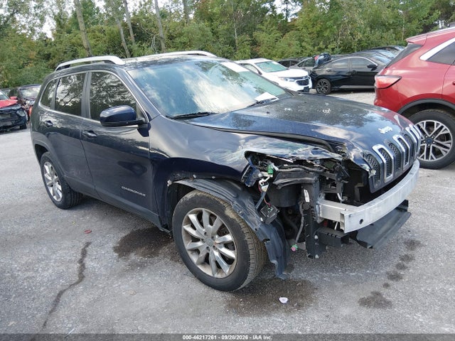 2016 Jeep Cherokee Limited მანქანა იყიდება აუქციონზე, vin: 1C4PJMDB0GW357524, აუქციონის ნომერი: 46217261