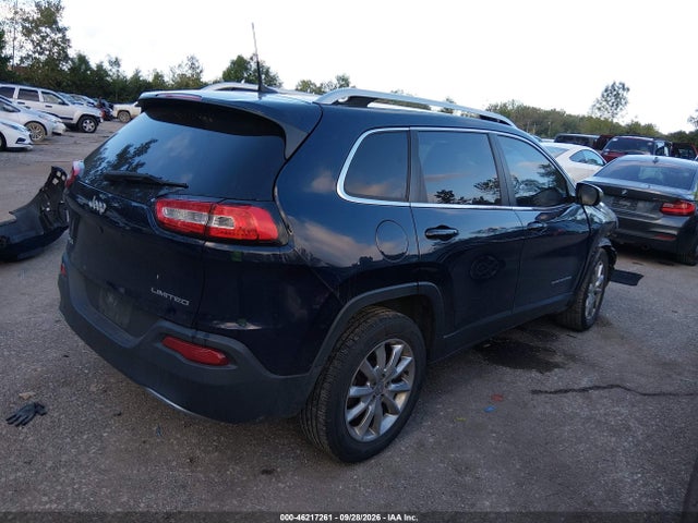 2016 Jeep Cherokee Limited მანქანა იყიდება აუქციონზე, vin: 1C4PJMDB0GW357524, აუქციონის ნომერი: 46217261