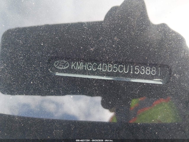2012 Hyundai Genesis 3.8 მანქანა იყიდება აუქციონზე, vin: KMHGC4DD5CU153881, აუქციონის ნომერი: 46217291