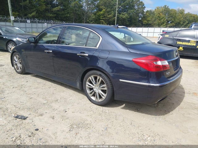 2012 Hyundai Genesis 3.8 მანქანა იყიდება აუქციონზე, vin: KMHGC4DD5CU153881, აუქციონის ნომერი: 46217291