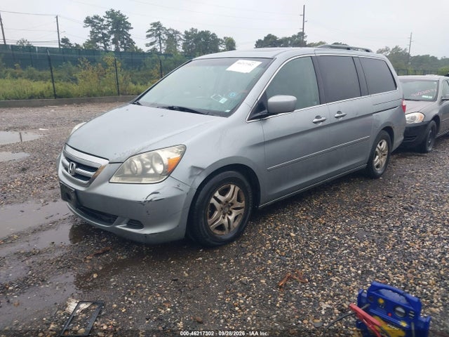 2006 Honda Odyssey Ex-l მანქანა იყიდება აუქციონზე, vin: 5FNRL38686B000833, აუქციონის ნომერი: 46217302