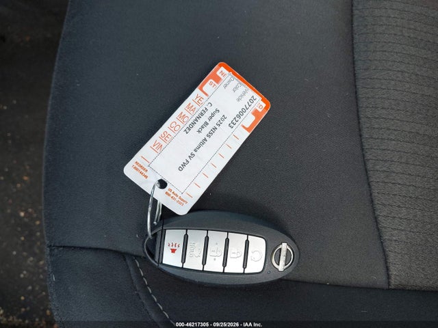 46217305 :رقم المزاد ، 1N4BL4DV7SN332381 vin ، 2025 Nissan Altima Sv Fwd مزاد بيع