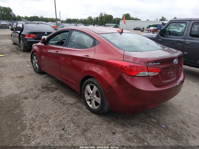 46217420 :رقم المزاد ، 5NPDH4AE2DH232118 vin ، 2013 Hyundai Elantra Gls مزاد بيع