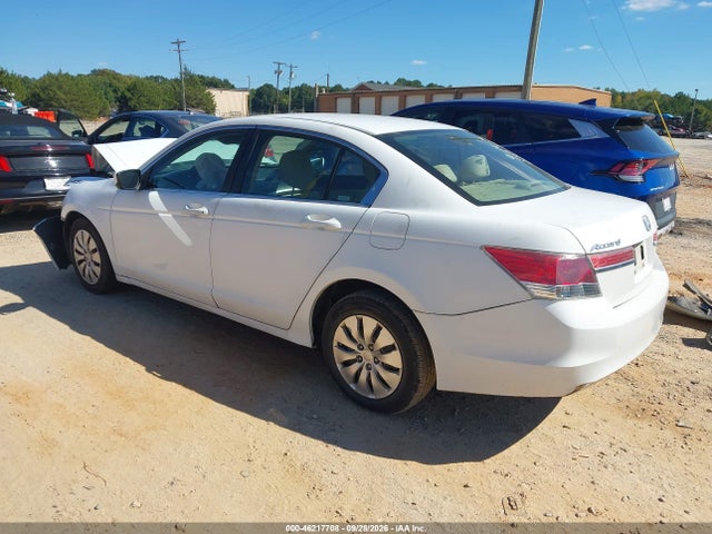 Продажа на аукционе авто 2012 Honda Accord Sdn Lx, vin: 1HGCP2F3XCA173661, номер лота: 46217708