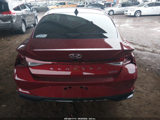 2023 Hyundai Elantra Hybrid Limited მანქანა იყიდება აუქციონზე, vin: KMHLN4AJ7PU083065, აუქციონის ნომერი: 46217713