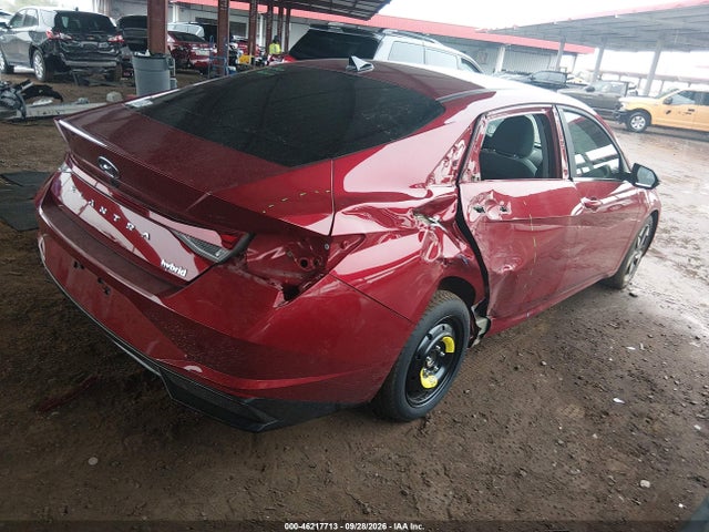 2023 Hyundai Elantra Hybrid Limited მანქანა იყიდება აუქციონზე, vin: KMHLN4AJ7PU083065, აუქციონის ნომერი: 46217713