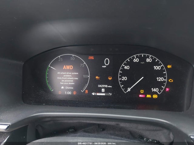 2023 Honda Cr-v Hybrid Sport Touring მანქანა იყიდება აუქციონზე, vin: 5J6RS6H93PL003596, აუქციონის ნომერი: 46217751