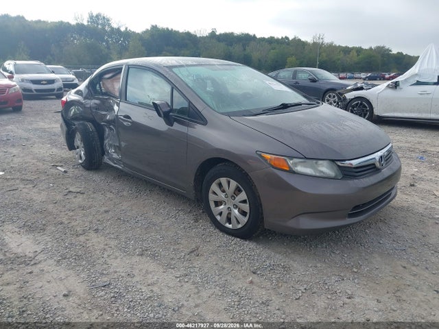 Продажа на аукционе авто 2012 Honda Civic Lx, vin: 19XFB2F50CE086179, номер лота: 46217927