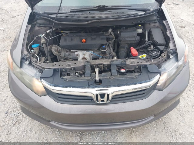 Продажа на аукционе авто 2012 Honda Civic Lx, vin: 19XFB2F50CE086179, номер лота: 46217927