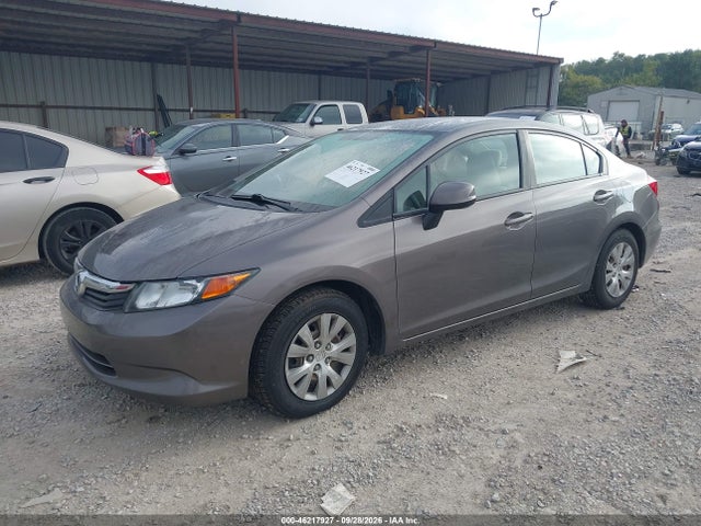 Продажа на аукционе авто 2012 Honda Civic Lx, vin: 19XFB2F50CE086179, номер лота: 46217927