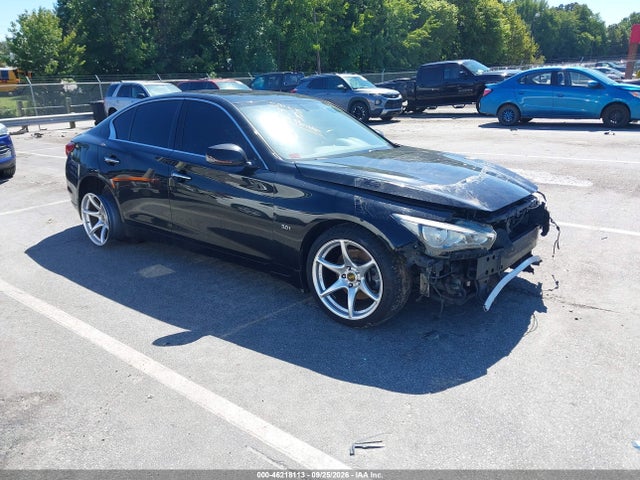 2016 Infiniti Q50 3.0t Premium მანქანა იყიდება აუქციონზე, vin: JN1EV7AR7GM343052, აუქციონის ნომერი: 46218113